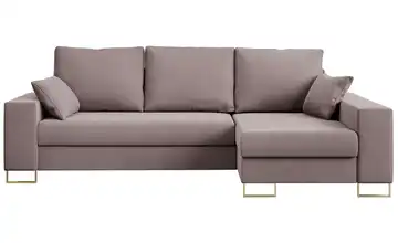 Ecksofa Rosa Pink Ecksofa Pink Velvet