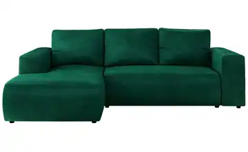 Ecksofa Dunkelgrün Ecksofa Grün Velvet links Dunkelgrün