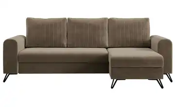 Ecksofa Braun Ecksofa Braun Velvet Braun