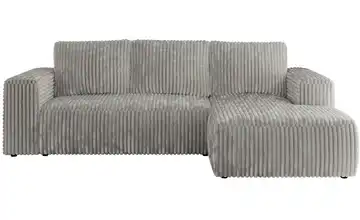 Ecksofa Hellgrau Ecksofa Grau Cord rechts Hellgrau