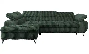 Ecksofa Grün Ecksofa Grün Cord links Grün