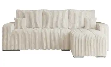 Ecksofa Beige Ecksofa Beige Cord Beige