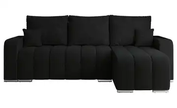 Ecksofa Schwarz Ecksofa Schwarz Boucle Schwarz