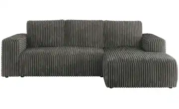 Ecksofa Dunkelgrau