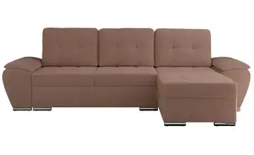 Ecksofa Rosa Ecksofa Pink Boucle Rosa