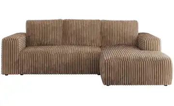 Ecksofa Braun Ecksofa Braun Cord rechts Braun