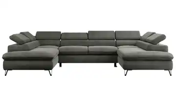 Wohnlandschaft Dunkelgrau Peter