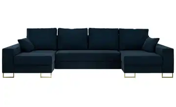 Wohnlandschaft Dunkelblau