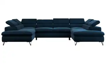 Wohnlandschaft Dunkelblau Peter