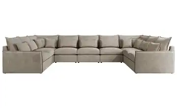 Wohnlandschaft Hellbraun Hellbraun Wohnlandschaft Beige