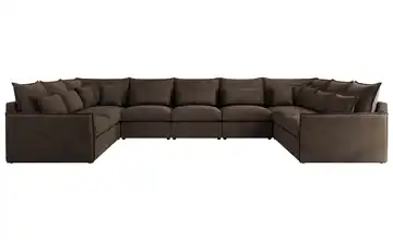 Wohnlandschaft Dunkelbraun Dunkelbraun Wohnlandschaft Braun