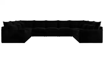 Wohnlandschaft Schwarz Schwarz Wohnlandschaft Schwarz