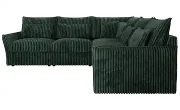 Ecksofa Veroso Grün Ecksofa Grün Cord