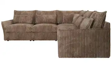 Ecksofa Veroso Braun Ecksofa Braun Cord