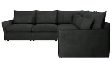 Ecksofa Veroso Dunkelgrau Ecksofa Grau Strukture