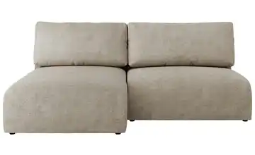 Ecksofa mit Schlaffunktion Vivo Ecksofa Beige Strukture Beige links Webstoff