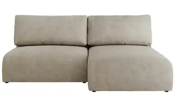Ecksofa mit Schlaffunktion Vivo Ecksofa Beige Strukture Beige rechts Webstoff