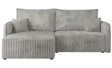 Ecksofa Hellgrau Ecksofa Grau Cord Hellgrau links