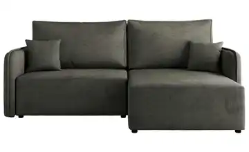 Ecksofa Dunkelgrau Ecksofa Grau Velvet Dunkelgrau rechts