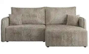 Ecksofa Hellbraun