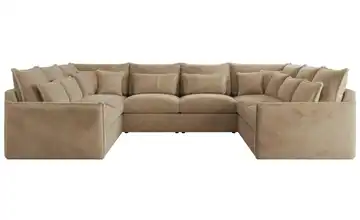 Wohnlandschaft Veroso Beige Teddy