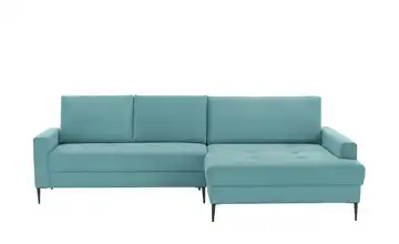 smart Ecksofa Candice rechts Petrol Cordstoff
