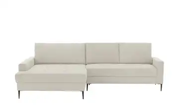 smart Ecksofa Candice links Creme Cordstoff