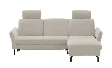 meinSofa Ecksofa Pia rechts Beige Erweiterte Funktion