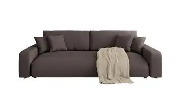 S-STYLE Einzelsofa Emma Dunkelbraun