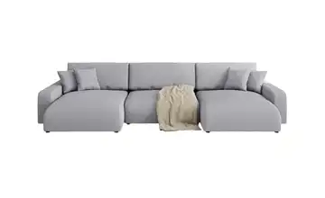 S-STYLE Wohnlandschaft Emma Hellgrau