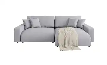 S-STYLE Ecksofa Emma rechts Hellgrau