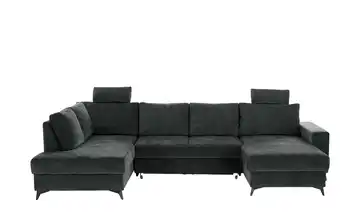 uno Wohnlandschaft mit Schlaffunktion Salamanca links Anthrazit