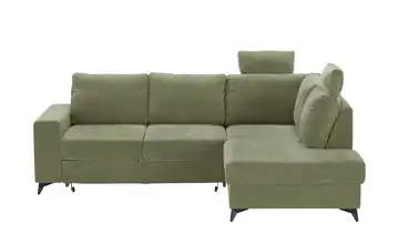uno Ecksofa Salamanca rechts Moosgrün