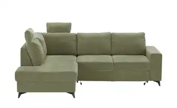 uno Ecksofa Salamanca links Moosgrün