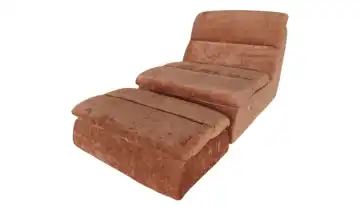 Sessel mit Hocker vakuumiert Maaret Terracotta