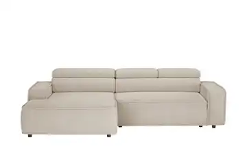 switch Ecksofa Liam Grundfunktion Feincord Creme links