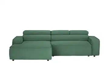 switch Ecksofa Liam Grundfunktion Feincord Grün links
