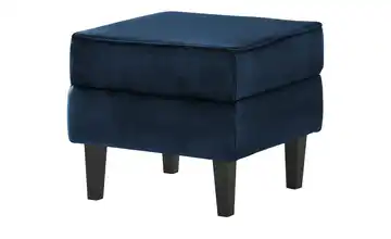 switch Hocker Gerda Mikrofaser in Samt-Optik Blau