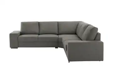Ecksofa Reneé Webstoff Schlamm