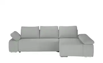 switch Ecksofa Soft Feincord Erweiterte Funktion rechts Grau