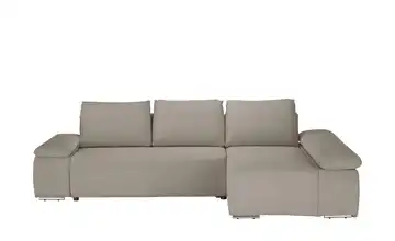 switch Ecksofa Soft Feincord Schlamm ohne rechts