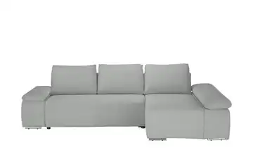 switch Ecksofa Soft Feincord Grau ohne rechts