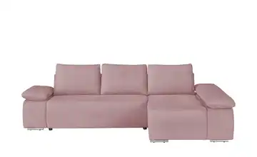switch Ecksofa Soft Cordstoff grob Erweiterte Funktion rechts Altrosa