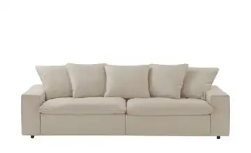 SOHO Big Sofa Kini Beige Flachgewebe