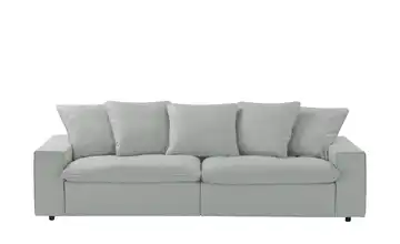 SOHO Big Sofa Kini Grau Flachgewebe