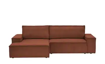 uno Ecksofa mit Schlaffunktion Fjord Rot links