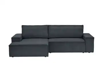 uno Ecksofa mit Schlaffunktion Fjord Schwarz links