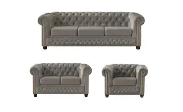 S-STYLE Chesterfield Polstergarnitur 3+2+1  Cleo Blink