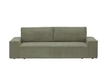 uno Schlafsofa mit Bettkasten Fjord Olivgrün
