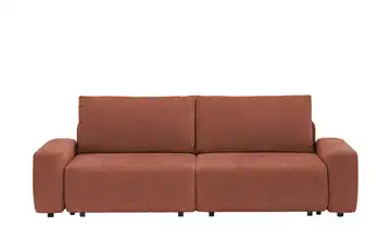 uno Schlafsofa mit Bettkasten Bouli Rotbraun